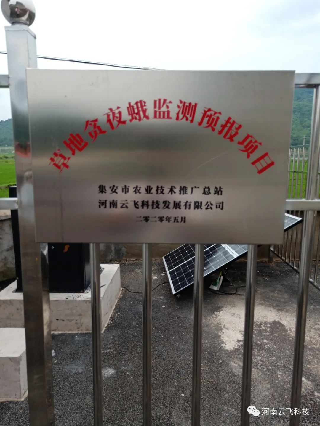 太陽(yáng)能自動(dòng)蟲(chóng)情測報燈